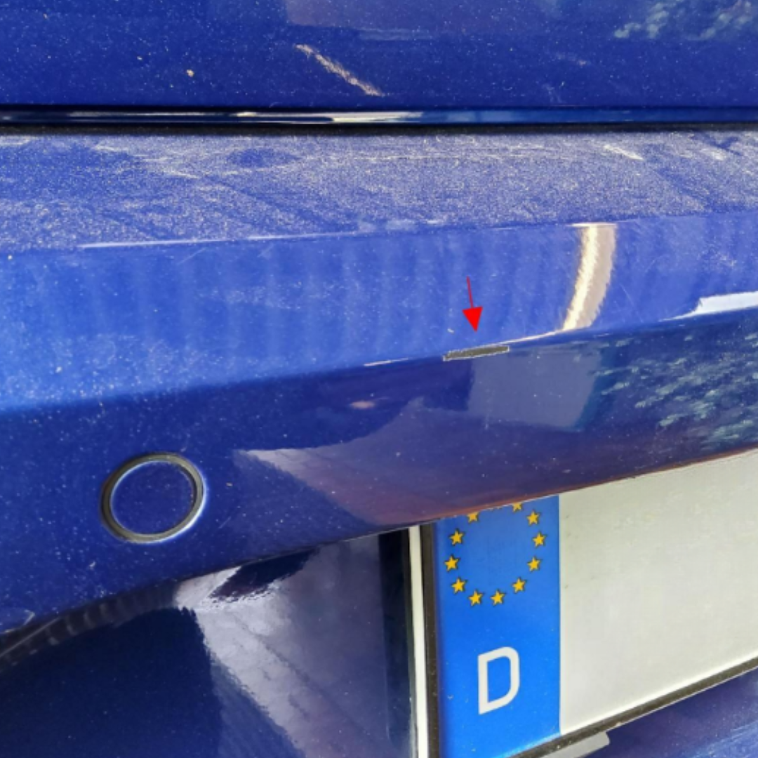 Stoßfänger hinten kratzer