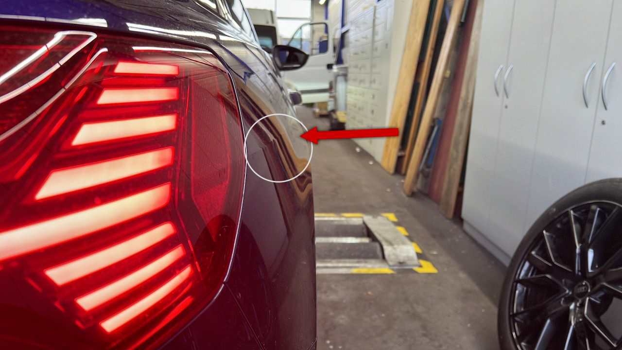 Seitenwand rechts: Seitenwand - Delle(n) - Smart Repair